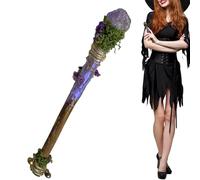 Crystal Witch Wand,Home Decor,Altar Decoration Wand | for Collectors Spiritual Seekers Pagans Wiccans Meditation Ritual Work Divination Sacred Space Living Room