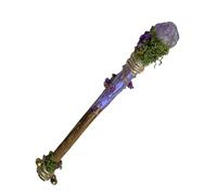 Crystal Witch Wand,Role Play Props | Altar Decoration Wand - for Spiritual Seeker Pagans Wiccans Meditators Meditation Divination Living Room Bedroom Bedside Nightstand