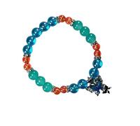 Crystal With Butterfly Pendant Beaded Wristband Unique Personality Friendship Wristchain Children Jewelry Crystal