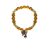 Crystal With Butterfly Pendant Beaded Wristband Unique Personality Friendship Wristchain Children Jewelry Crystal