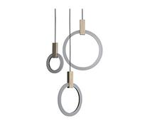 Crystal Wood Art Decorative Lamps Lighting 30Cm Cool White for Cbar Restaurant Bedroom Home Nordic Style/3 s/Warm White