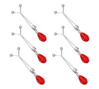 Crystal Y Shaped Scarf Pin For Waist Tightening Practical Alloy Clothes Clip Quick Fix Tool Soft Edges Design No Tool Adjustable Belt Replacement Clip