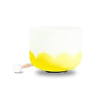 Crystal Yoga Singing Bowl, 7-12 Inches, Handcrafted, Meditation Prop To Relieve Fatigue And Anxiety, Suitable For Beginners And Professionals, Includes Percussion Stick A,9 Inches
