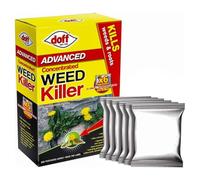 CRYSTAL25 Doff Advanced Concentrated Weedkiller 80ml Includes 6 Sachets For Powerful and Long-Lasting Tough Weeds & Roots Control