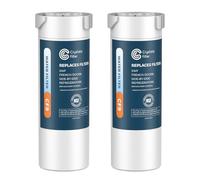 Crystala Filters Compatible with GE XWF Water Filter, Replacement for GE SmartWater Refrigerator Water Filter, (3 Pack)