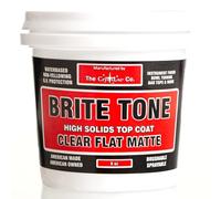 CrystaLac Brite Tone High Solids Polyurethane Instrument Finish 8 oz Mini (Clear Flat Matte)