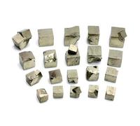 CrystalAge Iron Pyrite Cube - Large (~25mm)