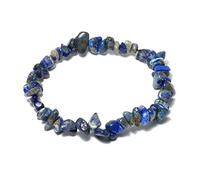 CrystalAge Lapis Lazuli Gemstone Chip Bracelet
