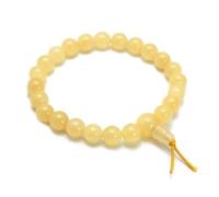 CrystalAge Orange Calcite Power Bead Bracelet