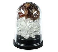 CrystalAge Spessartine Garnet & Quartz Energy Dome