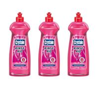 Crystale Dishwasher Rinse Aid, Pink Grapefruit, 500ml, Pack of 3