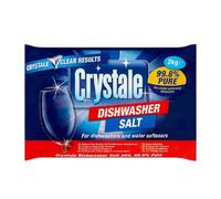 Crystale Dishwasher Salt 2kg Bag - Water Softening Salt for Sparkling Clean Dishes & Limescale Prevention