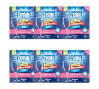 Crystale Dishwasher Salt for Dishwashers and Water Softeners, Enhance Cleaning Results, Streak-Free Glassware Easy-Pour Box 2kg (PACK OF 6(2KG))