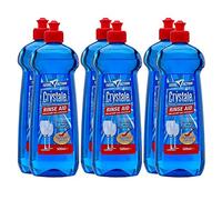 Crystale Rinse Aid Streak Free Dish Cleaner 500ml (6 Bottles)
