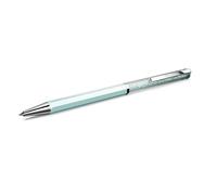 Crystalline ballpoint pen, Blue lacquered, chrome plated