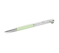 Crystalline ballpoint pen, Clover, Green, Green lacquered, chrome plated