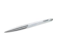 Crystalline ballpoint pen, Silver Tone, Chrome plated