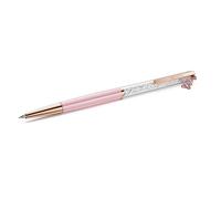 Crystalline ballpoint pen, Teddy, Pink, Pink lacquered, rose gold-tone plated