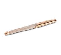 Crystalline rollerball pen, Rose gold tone, Rose gold-tone plated