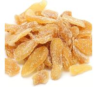 Crystallised Dried Ginger Chunks 500 g | Natural Spicy Sweet Snack | Digestive Support