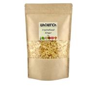 Crystallised Ginger 1kg | Ready-to-Use Diced Ginger Pieces 5-8mm | No Chopping Required for Baking, Cakes, Tea, Snacks & Desserts - Wholerich