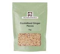 Crystallised Ginger Pieces 1kg by Manor Springs