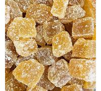 Crystallised Ginger Sweets 250g Bag Resealable Pouch Retro Candy