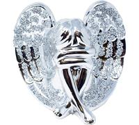 CRYSTALLIZED Angel statue Silver Glass Sparkle Ornament Bling