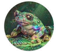 Crystallized Frog 1000 Piece Jigsaw Puzzles for Adults Puzzles for Adults Fun at Home Activities, Birthday Present, Travel Gifts (67.5x67.5cm)