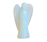 crystalmiracle 1.9 INCHES OPALITE Guardian Fairy Angel Crystal Healing Gift Positive Energy Meditation Peace Reiki FENG Shui Wellness