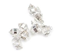 CRYSTALMIRACLE Clear Quartz Crystal Double Terminated Pendant Single Healing Stone Fashion Accessory Gift Positive Energy Handcrafted
