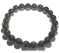 CRYSTALMIRACLE Garnet Gemstone 7 Mm Beaded Stretch Bracelet crystal healing Positive Energy Fashion men women gift accessory wellness
