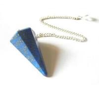 crystalmiracle Lapis Lazuli Gemstone Dowsing Divination Pendulum Crystal Healing Reiki feng Shui Wellness Gift Handcrafted