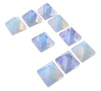 crystalmiracle Opalite Nine Mini Pyramids Crystal Healing Reiki Feng Shui Gift Wellness Peace Aura Handcrafted Energy