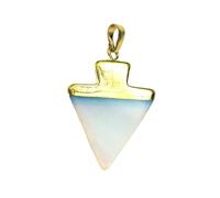 CRYSTALMIRACLE Opalite Pendant Fashion Gift wellness positive energy peace meditation accessory handcrafted