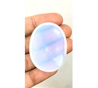 crystalmiracle Opalite Thumb Stone Crystal Healing Wellness Palm Positive Energy Peace Worry Stone Meditation Handcrafted