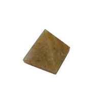 crystalmiracle Yellow Aventurine Quartz 35 Mm Pyramid Healing Reiki Feng Shui Home Office Gift Decor Handcrafted