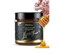 CrystalNutri Linden Wild Raw Honey Unpasteurised 301g - 100% Runny honey from Hungary - Certified Lab Test - Cold-extracted, herbal aroma - Preserving natural enzymes, rich in antioxidants, vitamins