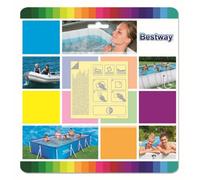 Crystals 10Pcs Bestway Underwater Pool Repair Kit Adhesive Patch For Lay Z Spa Swimming Pool