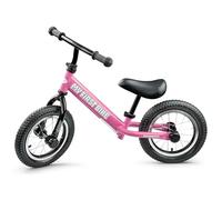 Crystals 12" Kids Balance Bike for Toddlers Ages 2-6, Adjustable Seat & Handlebar, Lightweight No Pedal Training Bicycle with Inflatable Tires, Carbon Steel Frame, 30kg Capacity (Pink)