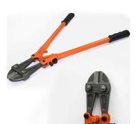 Crystals 18/24/36 Inch Bolt Cutter, Chain Cutter for Chains, Padlocks, Wire Fencing, Chicken Wire - Padlock Cutter, Bolt Croppers with Comfortable Rubber Grip - Orange (24 Inch)