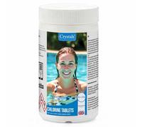 Crystals 1Kg Pool Chlorine Tablets 50X20G 4In1 Cleaning For Spa & Hot Tub