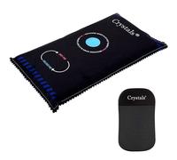 Crystals 1KG Reusable Car Dehumidifier, Van Car Caravan Home Moisture Absorber Bag with Anti Slip Pads, Moisture Condensation Absorber Damp Trap Keeps Windscreen Clear - Black (1)