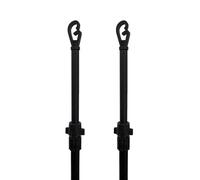 Crystals 2.4m Extending Telescopic Laundry Washing Cloth Line Prop Clothes Drying Lines Support (Set of 2 Cloth Lines)