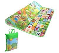 Crystals 2 Sided 200X180cm Kids Crawling Educational Game Soft Foam Picnic Carpet Play Mat