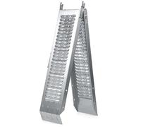 Crystals 200kg Folding Loading Ramp - Heavy-Duty Alloy Steel Access Ramp for Motorbikes, Mobility Scooters & Trolleys - Compact Portable Foldable Ramps for Easy Transport & Storage