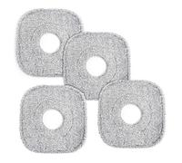 Crystals 4 X Square Heads Refill Replacement Microfiber Home Cleaner Mopping Head