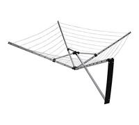 Crystals 5 Arm Wall Mounted, 26M Aluminium Airer With and Without COVER (Wall Mounted Airer)