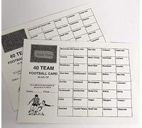 Crystals 50 x 40 Team football scratch cards UK team names