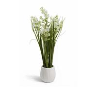 Crystals 50Cm Modern Faux Artificial Lavender Plants In Pot Silk Flowers, Larch Plant
